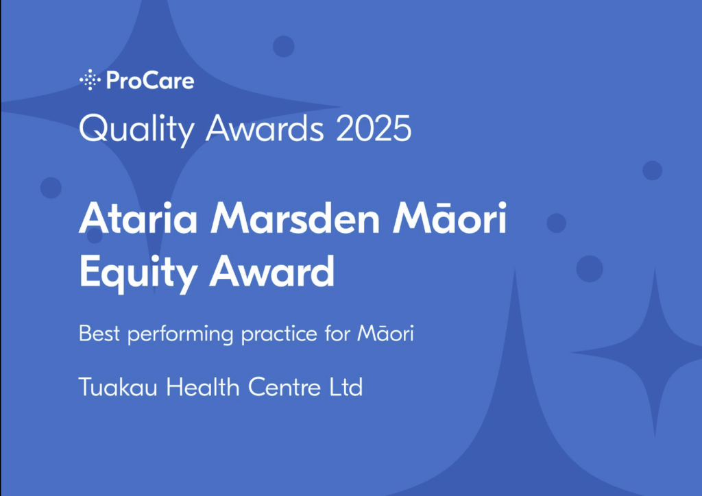 Award winners at the ProCare 2025 Quality Awards - Tuakau Health Centre